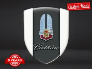 Cadillac Emblemi Silicone Logo Tuning Stile Cupola Sport